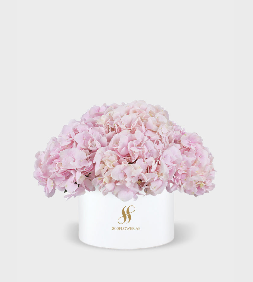 Pink Hydrangea Medium Round Box - Image 2