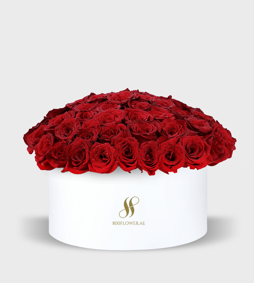 Red Rose Large Round Box - Image 2